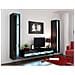 Tavolo Per Televisione Rtvvigo180n C /c Nero Laminato Legno Mdf Truciolare 180 X 30 X 40 Cm - Foto miniatura 6
