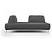 Newton Divano Lineare Con Schienali Movibili T07 Antracite - Foto miniatura 2