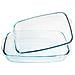 Set Di Teglie Da Forno Classic Trasparente Vetro Borosilicato (2 Pcs) - Foto miniatura 2