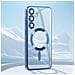 Cover Magsafe Per Samsung S24 In Silicone Bordo Cromato - Foto miniatura 3