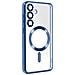 Cover Magsafe Per Samsung S24 In Silicone Bordo Cromato - Foto miniatura 4