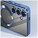 Cover Magsafe Per Samsung S24 In Silicone Bordo Cromato - Foto miniatura 5