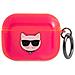 Cover Per Airpods Pro Choupette Traslucida In Silicone, Fucsia - Foto miniatura 1