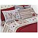 Completo Lenzuola Linea Pensieri Delicati 100% Cotone Disegno Shabby Love Piazza E Mezza Rosso - Foto miniatura 1