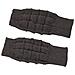 2 Paia Di Guanti Mezze Dita Elasticizzati Caldi Invernali Unisex Darkgrey - Foto miniatura 2