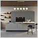 Lampadario A Sospensione Da Soffitto Twist 5 X Sfera In Vetro Bianco G9 Bronzo - Foto miniatura 5
