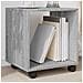 Mobiletto Con Ruote Grigio Sonoma 37x33x42,5 Cm In Truciolato - Foto miniatura 1