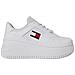Retro Basket Flatform Sneakers Pelle Scarpe Donna Bianco Eu 40, En0en02506 Ybs - Foto miniatura 2