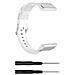 Cinturino Per Orologio In Vera Pelle (fenix6/5/945/marq) White 22 Mm - Foto miniatura 1