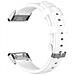 Cinturino Per Orologio In Vera Pelle (fenix6/5/945/marq) White 22 Mm - Foto miniatura 3