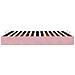 Struttura Letto Pouf senza Materasso Rosa 160x200 cm in Velluto - Foto miniatura 8