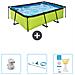 Piscina Fuori Terra - Rettangolo - 220x150x65 Cm - Groen - Include Accessori Coordinati Cb82 - Foto miniatura 1