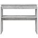 Lusso Casadino -  Tavolino Consolle Grigio Cemento 102x30x80cm Legno Multistrato - Foto miniatura 3