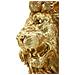 Scultura Leone 2 - Oro - Poliresina - 45x29x55 Cm - Foto miniatura 4