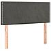 Giroletto a Molle con Materasso Grigio Scuro 90x190 cm Velluto - Foto miniatura 6