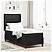 Letto a Molle con Materasso e LED Nero 80x200 cm Velluto - Foto miniatura 2