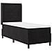 Letto a Molle con Materasso e LED Nero 80x200 cm Velluto - Foto miniatura 3