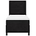 Letto a Molle con Materasso e LED Nero 80x200 cm Velluto - Foto miniatura 8