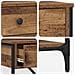 Tavolo Consolle Legno Invecchiato 75x34.5x75 cm Legno Ingegnerizzato - Foto miniatura 8