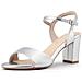 Sandali Argento Da Donna - Eleganza E Comfort, Taglia 38 - Foto miniatura 1
