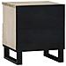 Armadio da Notte con cassetto Bianco e nero 40 x 33 x 46 cm - Foto miniatura 5