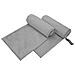 Asciugamani Sportivi 2 pcs Grigio scuro 200 x 100 cm - Foto miniatura 1