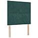 Letto a molle con materasso Verde Scuro 200 x 90 cm Poliestere - Foto miniatura 6