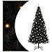 Albero di Natale con 300 LED con supporto Nero 240 cm PVC - Foto miniatura 1
