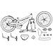 Bicicletta per Bambini 16 Pollici per bambini di 4-6 anni - Foto miniatura 8