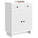 Credenza Bianco Lucido 66 x 34,5 x 90 cm Legno ingegnerizzato - Foto miniatura 2