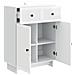 Credenza Bianco Lucido 66 x 34,5 x 90 cm Legno ingegnerizzato - Foto miniatura 3