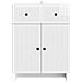 Credenza Bianco Lucido 66 x 34,5 x 90 cm Legno ingegnerizzato - Foto miniatura 4