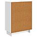 Credenza Bianco Lucido 66 x 34,5 x 90 cm Legno ingegnerizzato - Foto miniatura 6