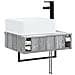Lavabo da Parete Sonoma grigio 53 x 35 x 39 cm - Foto miniatura 2