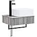 Lavabo da Parete Sonoma grigio 53 x 35 x 39 cm - Foto miniatura 1