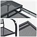 Set da Pranzo per Giardino 9 pcs Antracite 212 x 90 x 76 cm - Foto miniatura 8