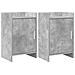 Comodini 2 pcs Grigio Cemento 40 x 30 x 60 cm - Foto miniatura 1
