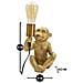 Lampada Da Tavolo Monkey In Resina Dorata - Foto miniatura 7