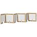Cancello per cani pieghevole con supporti 6 pcs Rovere Sonoma - Foto miniatura 1