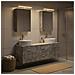 Set di mobili per il bagno 5 pcs Grigio Cemento - Foto miniatura 2