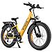 E26 ST Bici elettrica a pedalata assistita per città e montagna, motore 250W, batteria 48V 16Ah, pneumatici fat 26x4.0, sospensione anteriore, autonomia circa 140 km, colore giallo - Foto miniatura 1