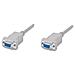 ICOC 036-NM-5 - Cavo Pc / Pc Null Modem Cavo AT, AT cross over DB 9p. F / F 5 m - Foto miniatura 1