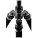 Treppiede e Monopiede con Testa a 3 Movimenti Altezza Max 189 cm Nero 56282-EU - Foto miniatura 2