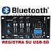 Mixer analogico con display e Bluetooth 3 4 canali con lettore Mp3 tramite USB e SD - Foto miniatura 4