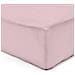 Lenzuolo Con Angoli Rosa - 180 x 200 cm - 100% Cotone - Foto miniatura 1