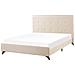 Letto In Tessuto Beige 140 X 200 Cm Ambassador - Foto miniatura 28