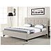 Letto In Tessuto Beige 140 X 200 Cm Ambassador - Foto miniatura 2