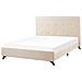 Letto In Tessuto Beige 140 X 200 Cm Ambassador - Foto miniatura 33