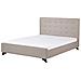 Letto In Tessuto Beige 140 X 200 Cm Ambassador - Foto miniatura 9