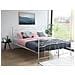 Letto Matrimoniale Moderno In Metallo Bianco 180x200 Cm Antlia - Foto miniatura 2